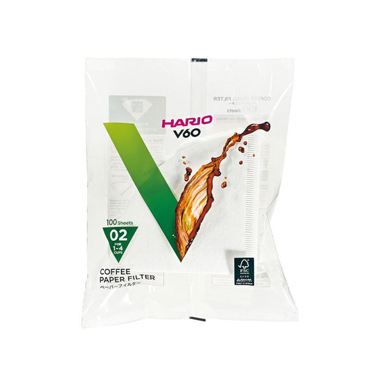 Hario V60 02 Paper Filters - 100pcs